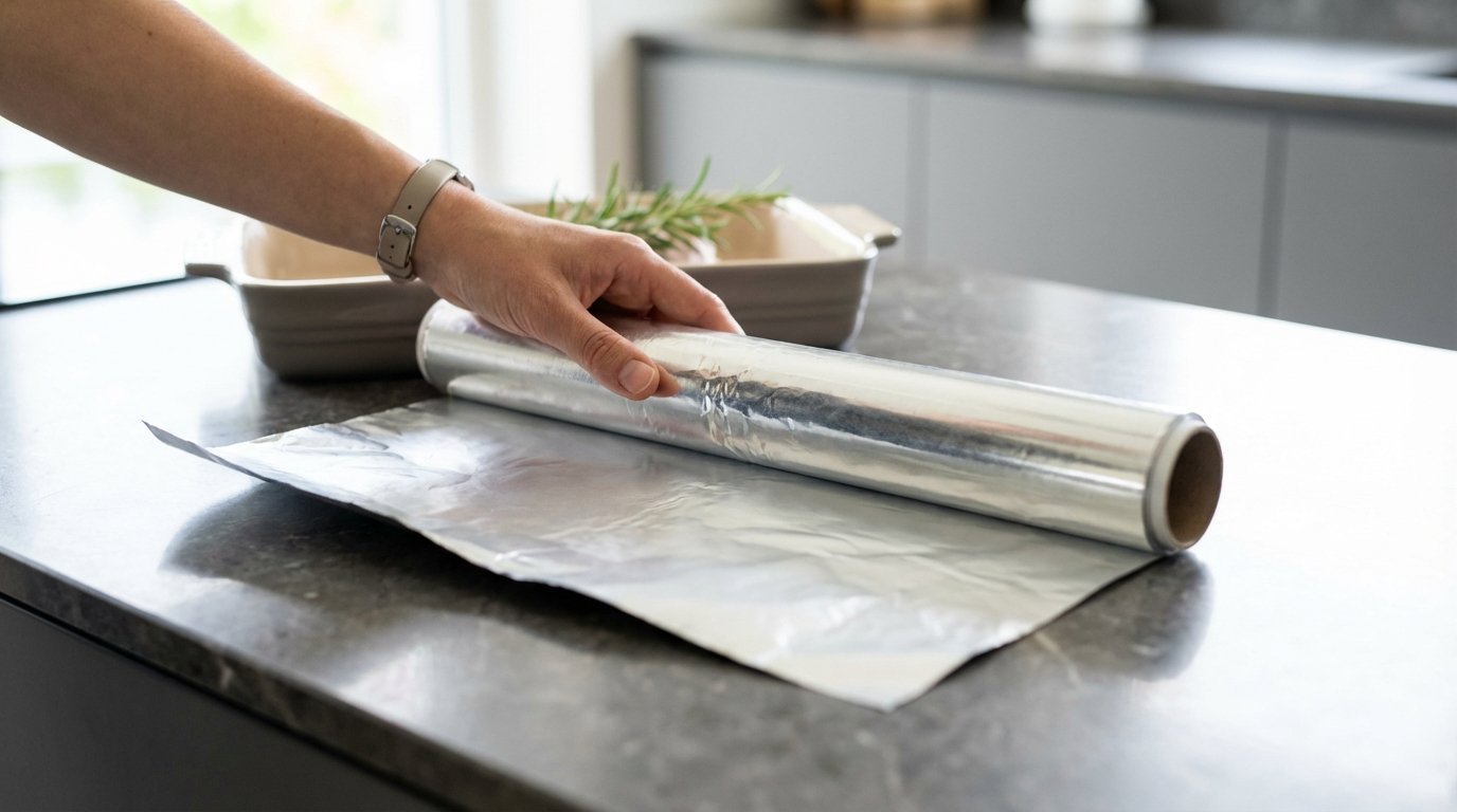 entdecken Sie, warum Aluminiumfolie zwei verschiedene Oberflächen hat und welcher häufige Küchenfehler damit zusammenhängt