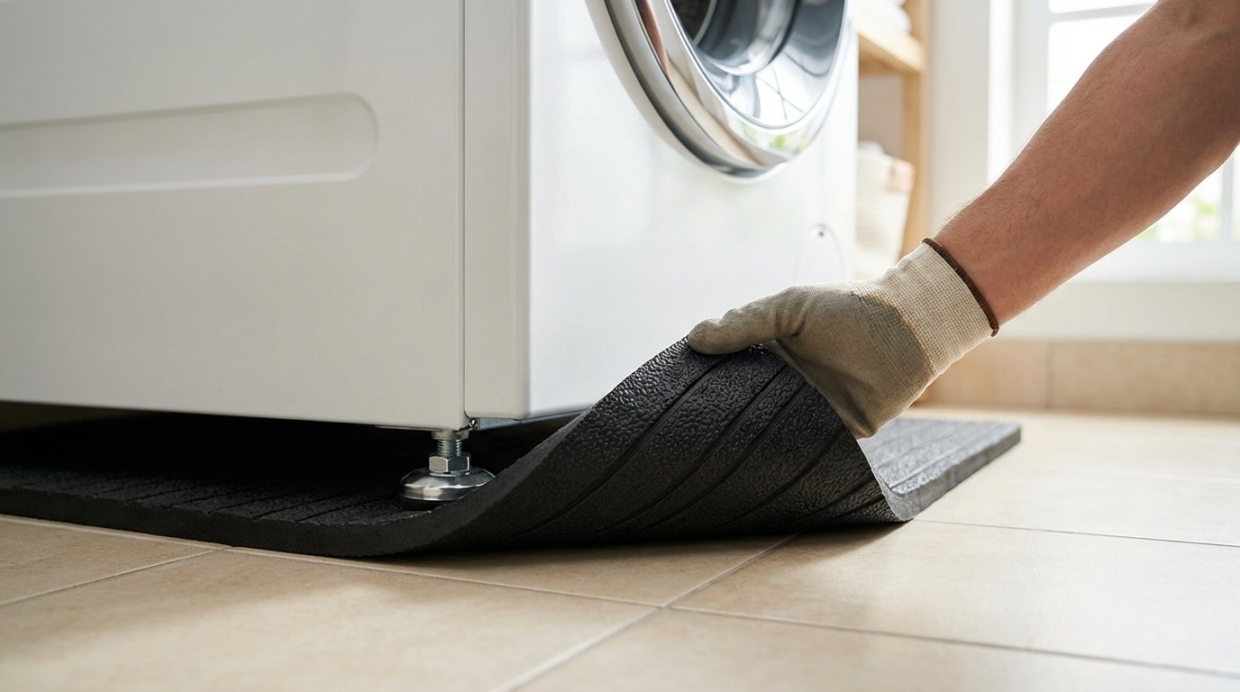 entdecken Sie das günstige Zubehör unter 6 Euro, das Ihre laute Waschmaschine beim Schleudern effektiv leiser macht und störende Geräusche reduziert