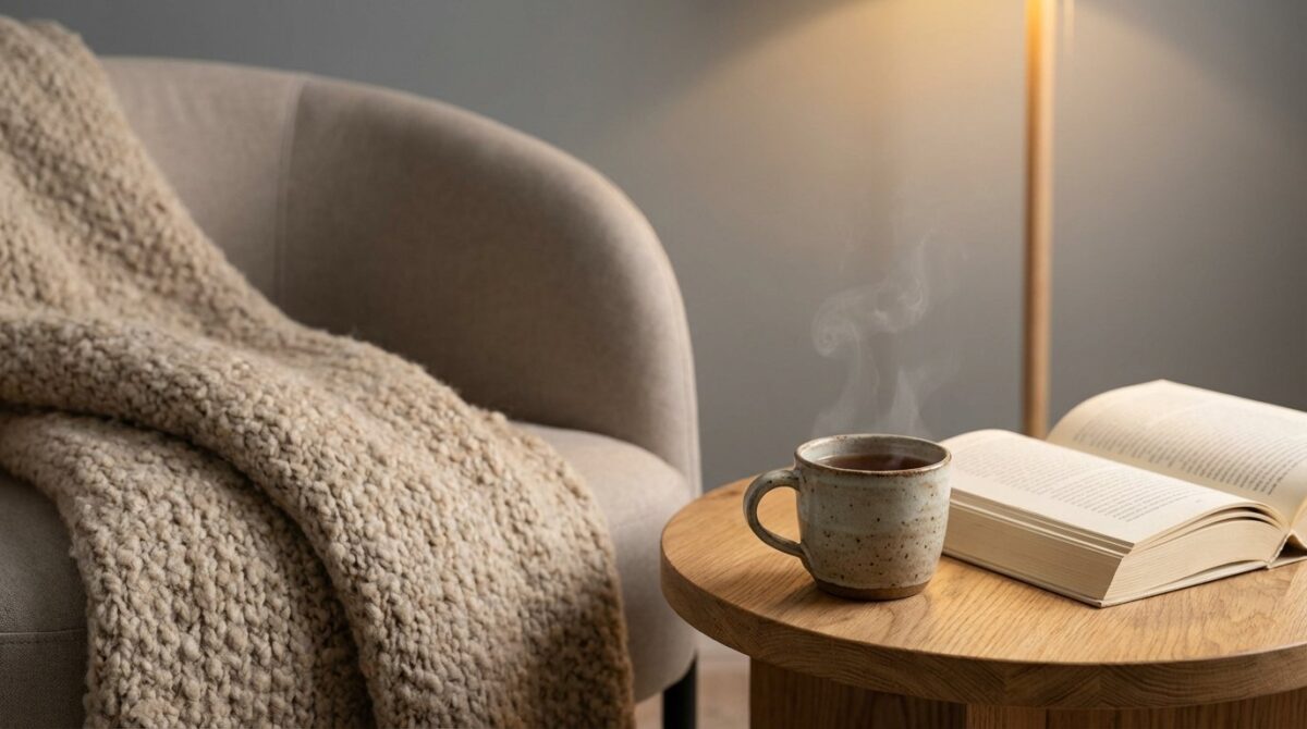 entdecken Sie, wie Cozymaxxing Ihr Zuhause in eine komfortable Wohlfühl-Oase verwandelt, ohne dabei unordentlich zu werden