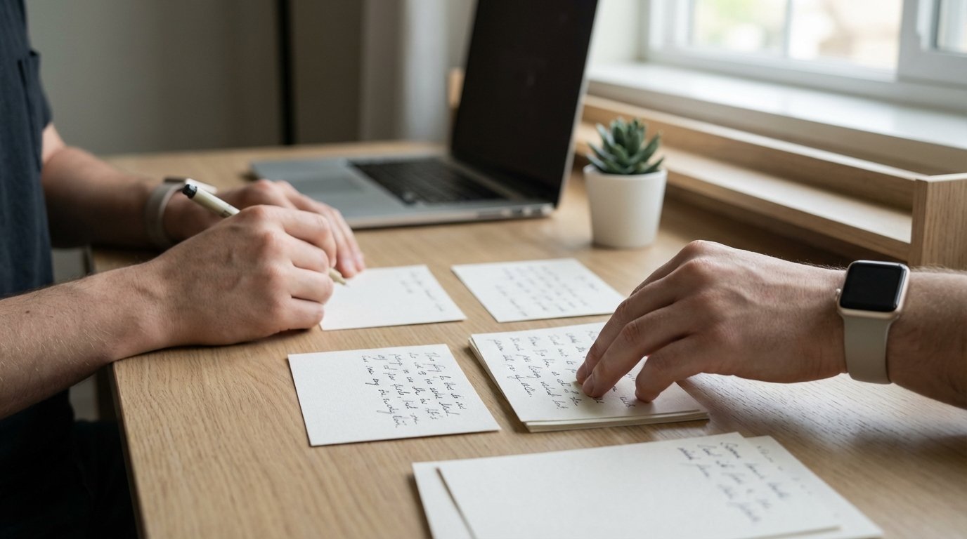 so organisieren sie ihre gedanken vor schwierigen gesprächen und finden die richtigen worte mit dieser einfachen anwalts-methode