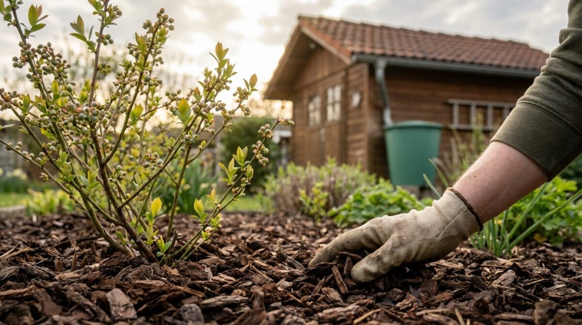 entdecken Sie die 19 wichtigsten Frühjahrsmaßnahmen für eine üppige Heidelbeerernte und vermeiden Sie häufige Anfängerfehler beim Heidelbeerbaum