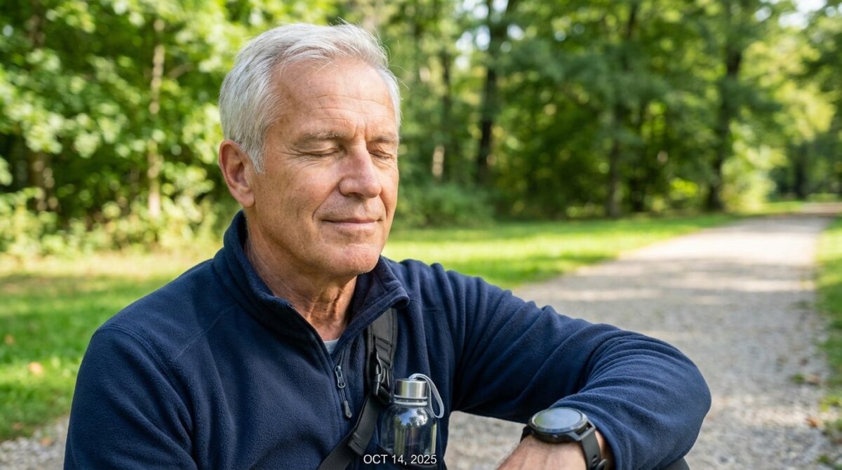 entdecken Sie, wie bewusste Atemtechnik beim Gehen Ihre Gesundheit nach 65 Jahren verbessert und Fitness erhält