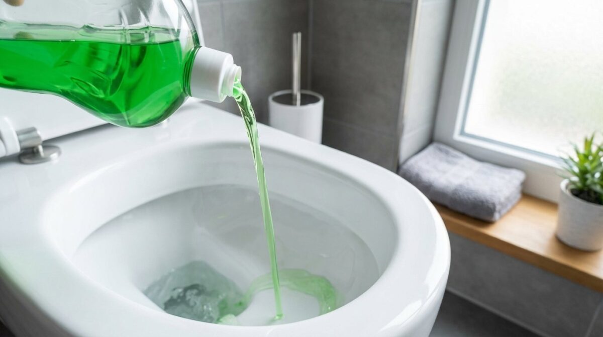 entdecken Sie das einfache Küchenprodukt, das verstopfte Toiletten am Wochenende löst und teure Klempnerkosten von über 100 € spart