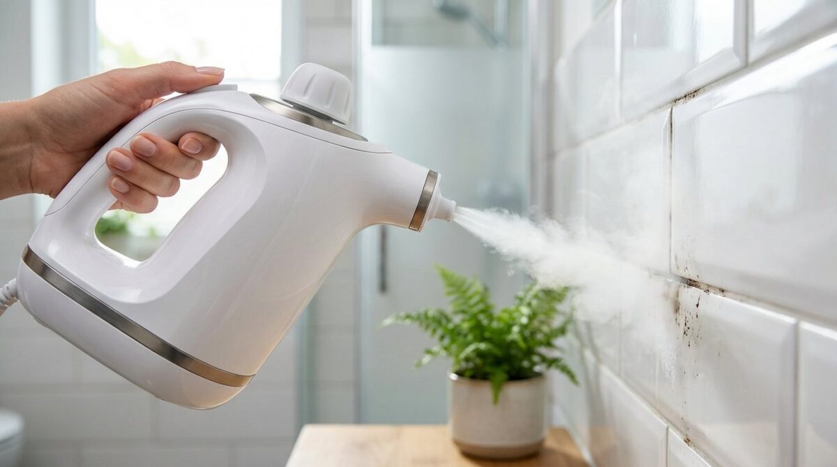 entdecken Sie, wie heißes Wasser Ihr Badezimmer in Minuten reinigt und teure Putzmittel ersetzt