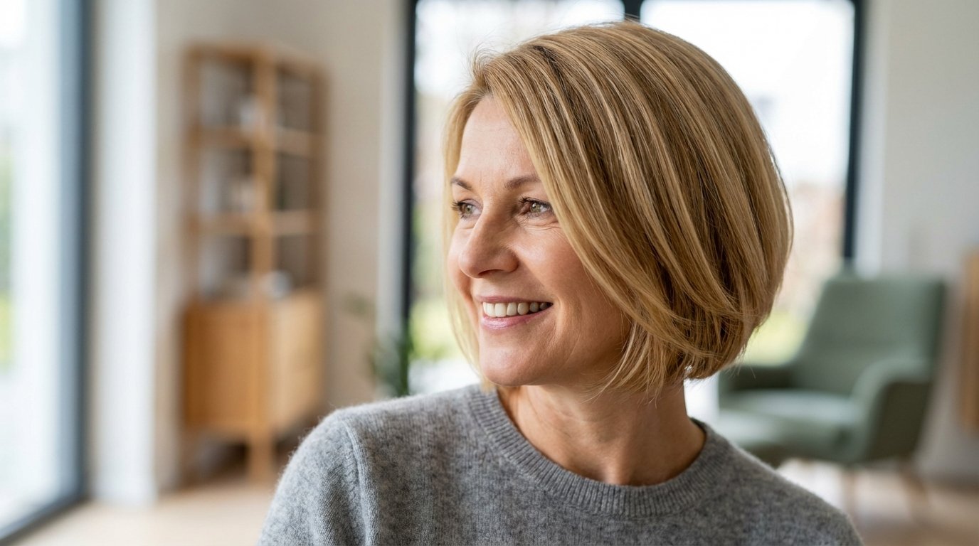 entdecken Sie die perfekte Bob-Frisur für Frauen ab 50: elegante Schnitte, die Ihre Persönlichkeit unterstreichen und Ihr Gesicht vorteilhaft rahmen