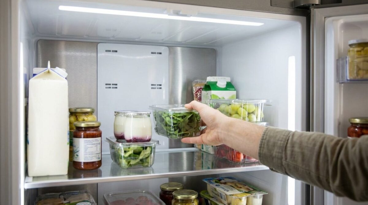 erfahren Sie, welche häufige Anordnung Ihrer Lebensmittel den Kühlschrank-Stromverbrauch erhöht und wie Sie die Luftzirkulation richtig optimieren