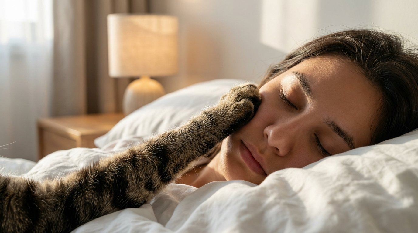 entdecken Sie, warum Ihre Katze Sie im Morgengrauen weckt und welche natürlichen Bedürfnisse dahinter stecken - Katzeverhalten erklärt