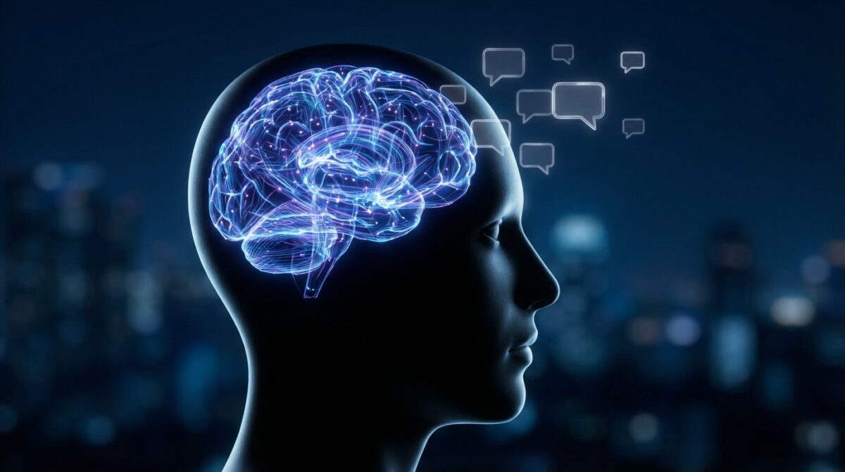 entdecken Sie, warum Ihr Gehirn Gespräche endlos wiederholt und was Neurowissenschaftler über grübelnde Gedankenschleifen enthüllen