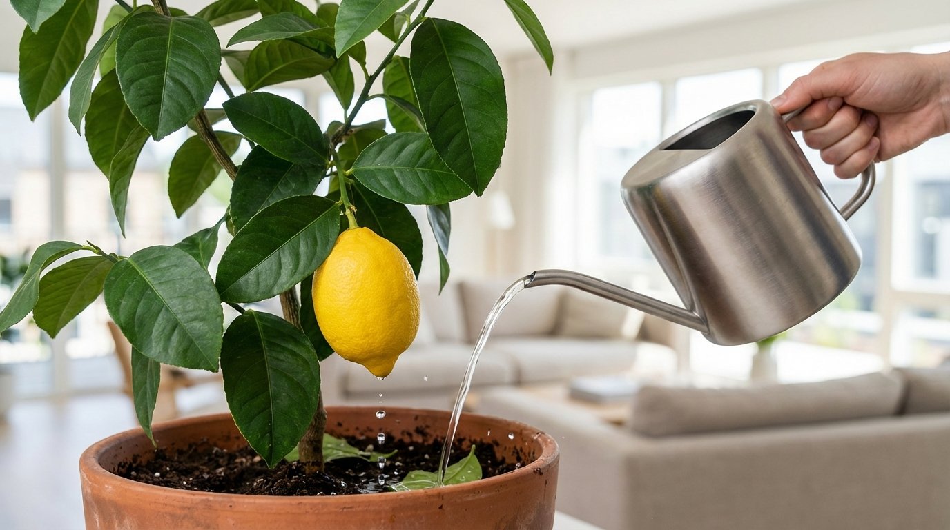 entdecken Sie die 15-Minuten-Regel für einen gesunden Zitronenbaum in der Wohnung, um gelbe Blätter zu vermeiden und Früchte das ganze Jahr zu ernten
