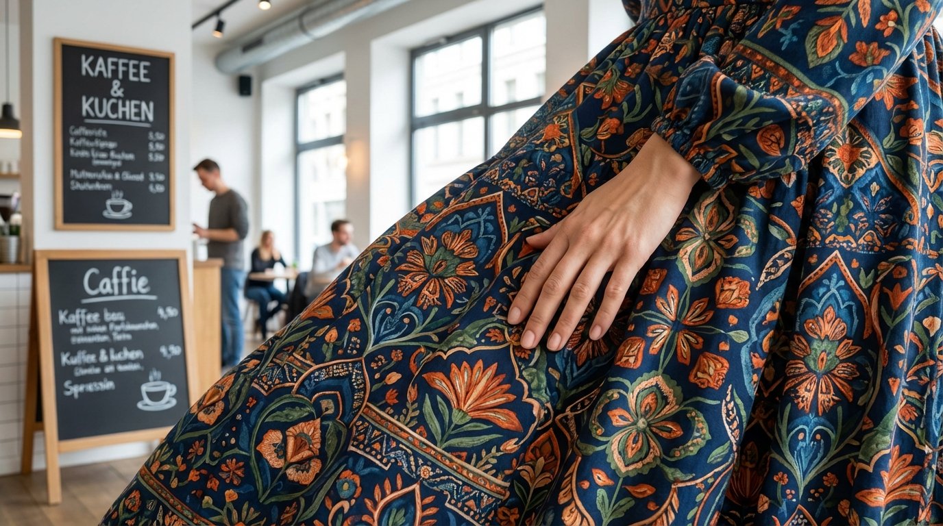 entdecken Sie 9 trendige lange bedruckte Kleider von Zara, Mango und H&M für Ihren Frühlingslook – moderne Muster und stilvolle Designs unter 150 Euro