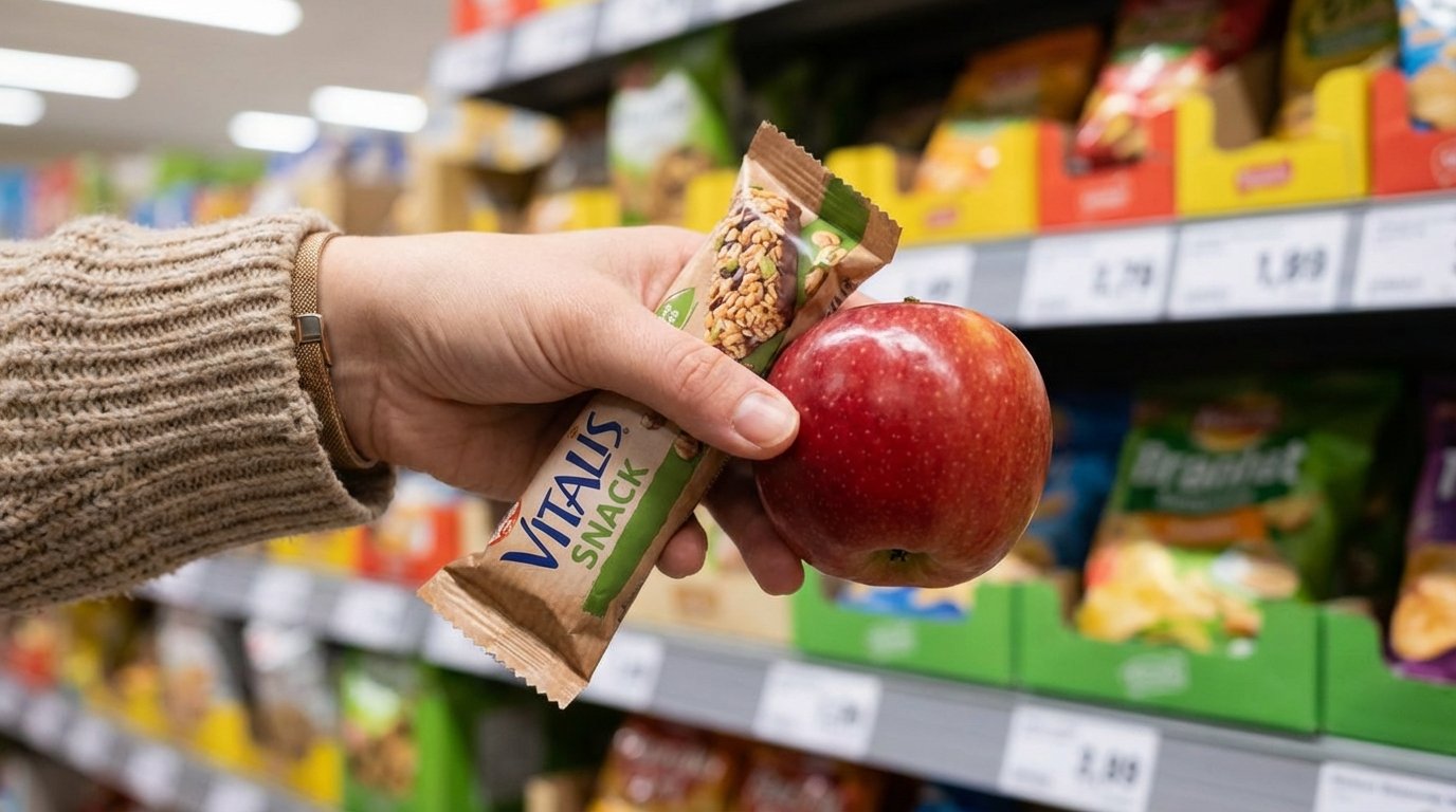 entdecken Sie, wie vermeintlich gesunde Snacks zur Gewichtsabnahme oft mehr Kalorien und Zucker als Schokoriegel enthalten und wie cleveres Marketing Verbraucher täuscht