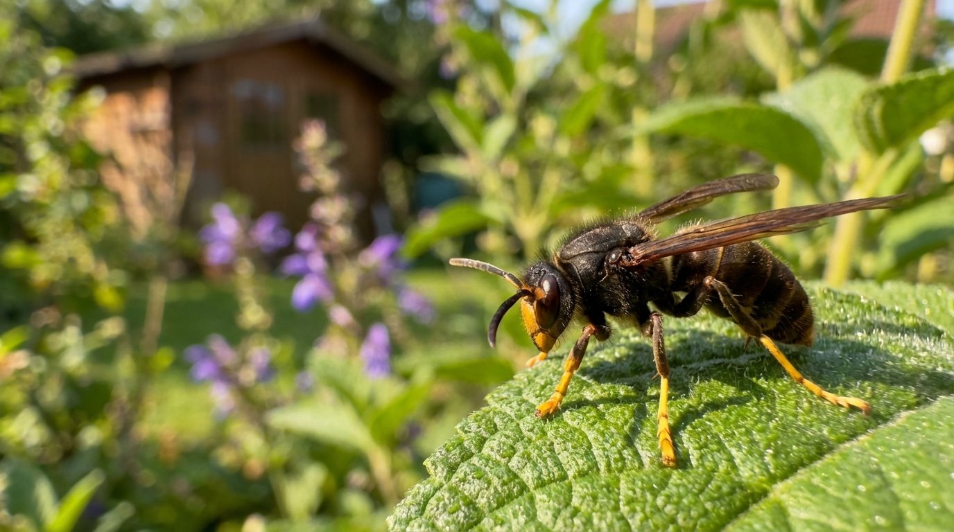 entdecken Sie die 3 kritischen Zonen im Garten, wo sich Asiatische Hornissennester verstecken und wie Sie diese im Frühling früh erkennen