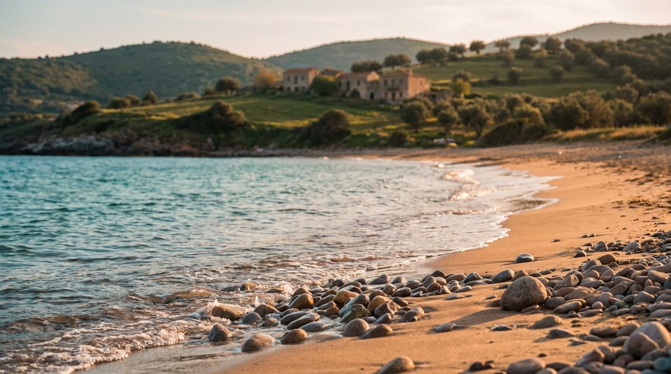 entdecken Sie die sonnige griechische Insel ohne Touristenmassen, die fast das ganze Jahr über perfektes Wetter und idyllische Strände bietet
