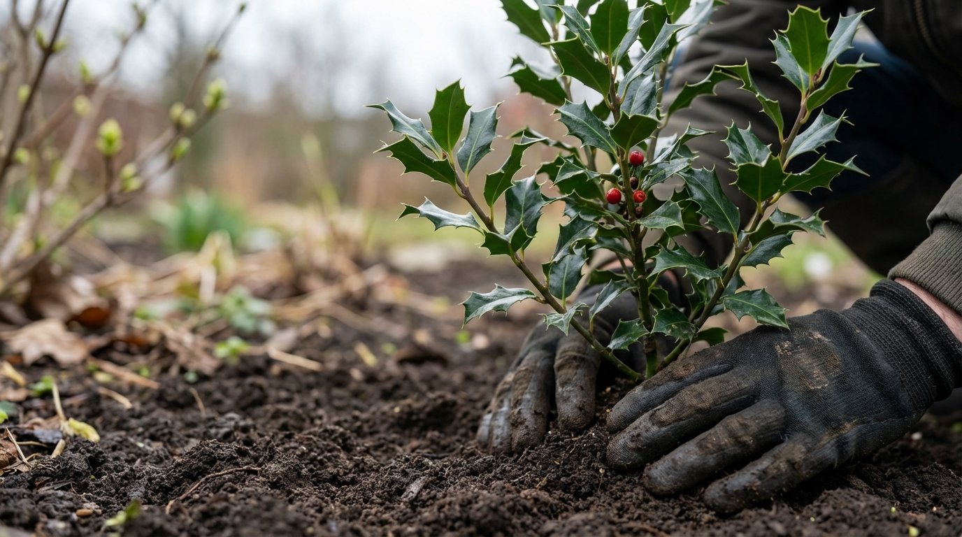 entdecken Sie, warum das Pflanzen einer Stechpalme im März Ihr Haus schützt und Ihnen Glück bringt – eine alte Frühlingstradition mit kraftvoller Energie