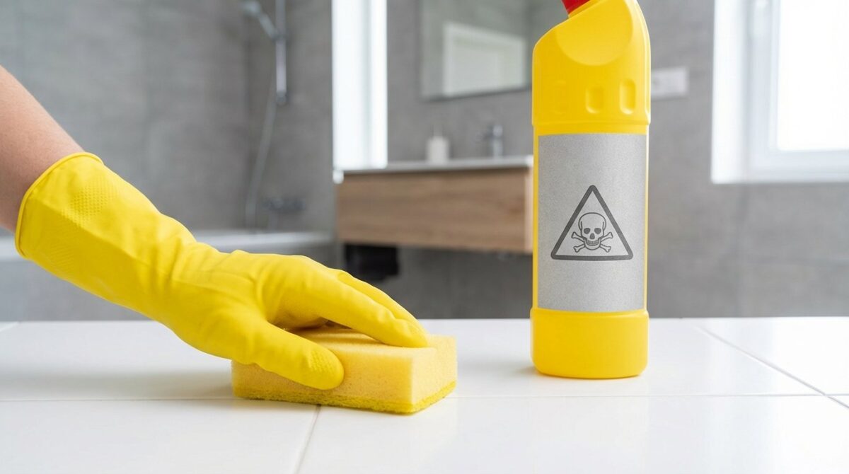 entdecken Sie, warum Experten von Bleichmittel beim Frühjahrsputz abraten und welche schädlichen Folgen das Reinigungsmittel für Ihr Zuhause hat