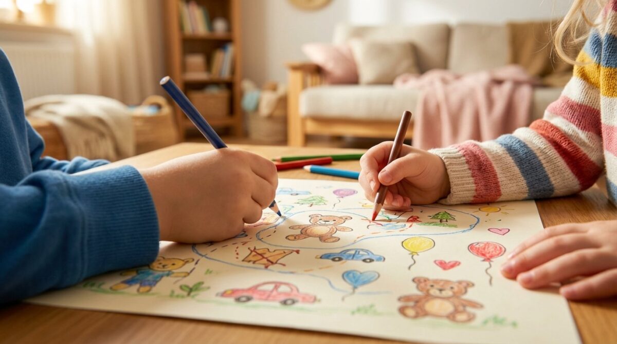 erfahren Sie, wie eine spielerische Methode Geschwisterstreitigkeiten sofort beendet, ohne Bestrafung oder Autorität einzusetzen