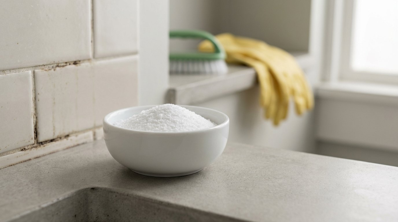entdecken Sie das natürliche Wundermittel gegen schwarze Fliesenfugen mit dieser übersehenen Zutat, die in nur einem Durchgang wirkt