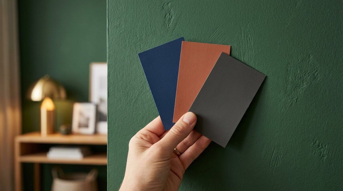 entdecken Sie, wie Designer mit 6 gezielten Farbtönen Tiefe schaffen und flache Räume in warme, charaktervolle Wohnräume verwandeln