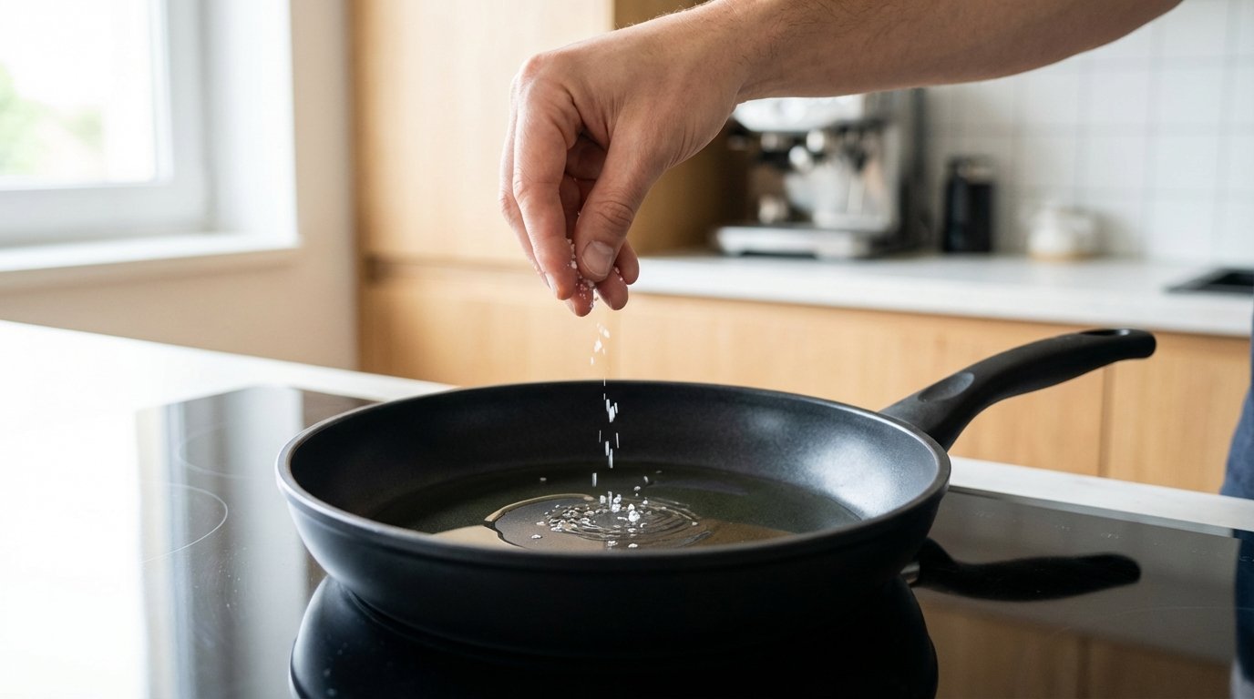 entdecken sie den einfachen trick, um spritzer beim kochen zu vermeiden und ihre küche sauber zu halten ohne aufwendige reinigung danach