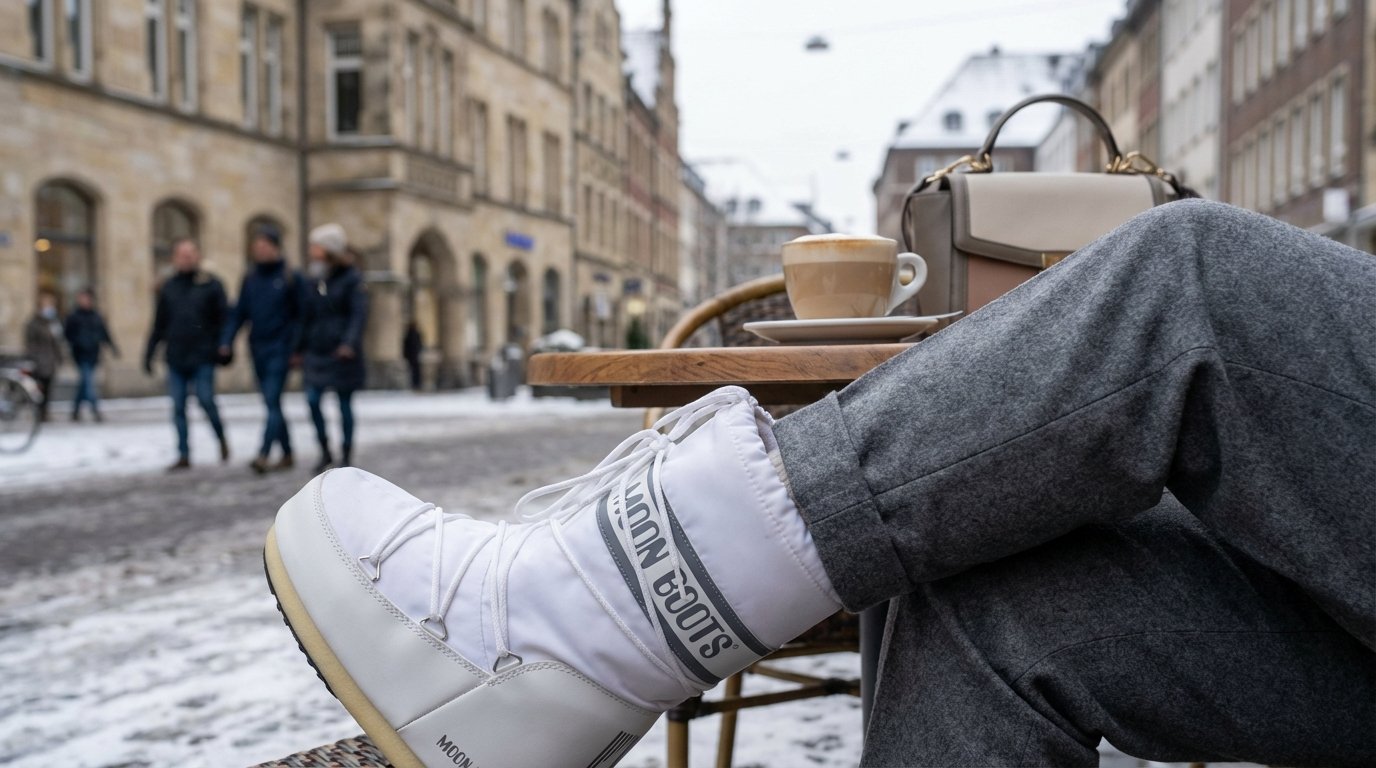 entdecken Sie den perfekten Sneaker für über 50 Jahre: Ein Podologe empfiehlt das elegante und bequeme Mondstiefel-Modell für schmerzfreies Gehen im Alltag