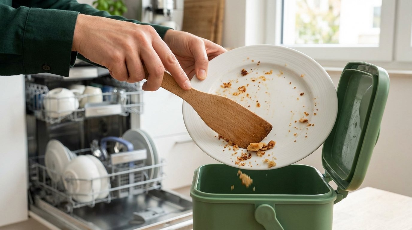 erfahren Sie, warum das Vorspülen von Geschirr unnötig ist und wie moderne Geschirrspüler mit Speiseresten umgehen, um optimal zu funktionieren