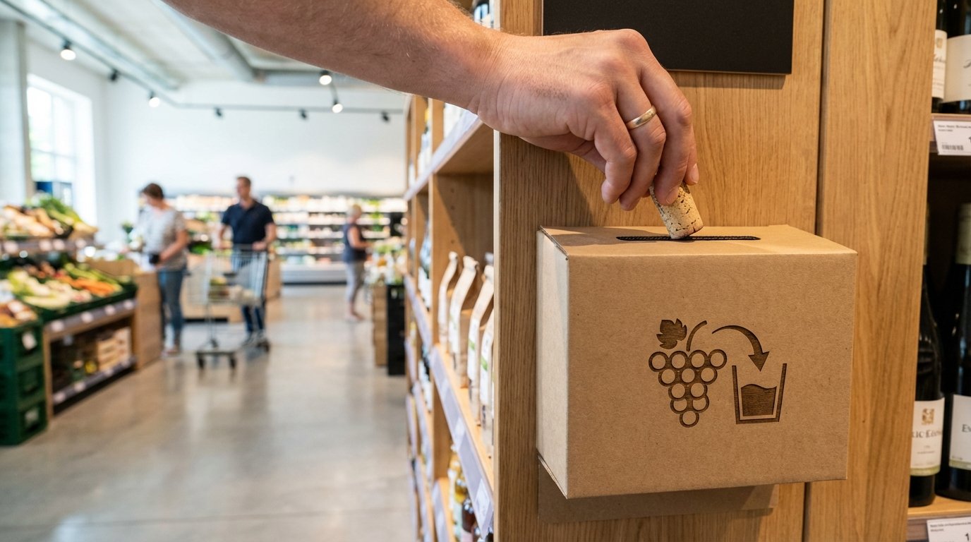 erfahren Sie, wie Sie Weinkorken richtig recyceln und dem Naturmaterial ein zweites Leben geben statt es in die gelbe Tonne zu werfen