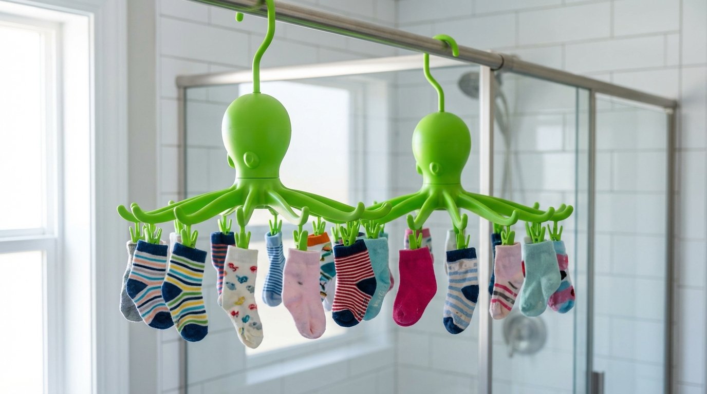 entdecken Sie das praktische IKEA-Zubehör unter 5 Euro, das Ihre Wäsche platzsparend trocknet und Ihr Wohnzimmer von störenden Wäscheständern befreit