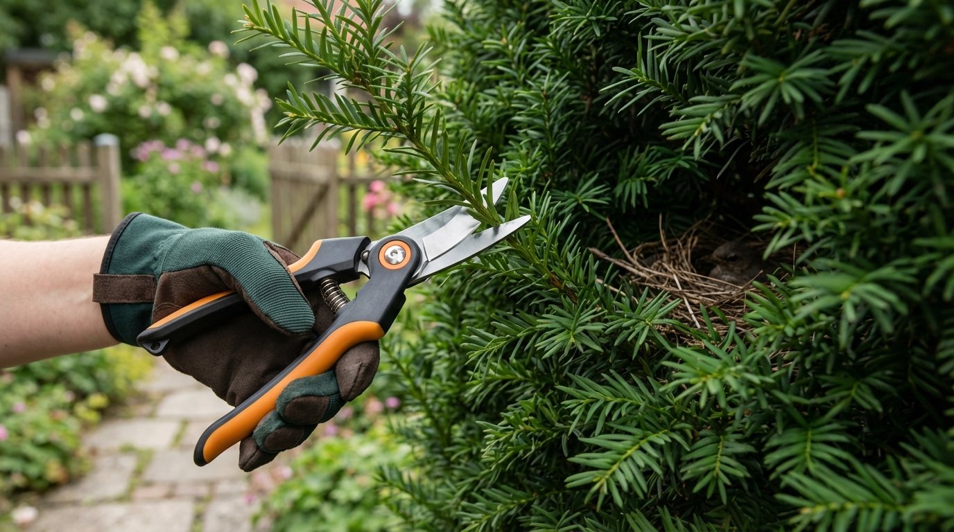 erfahren Sie, welche häufige Gartengewohnheit im Spätwinter Vögel vertreibt und wie Sie Ihren Garten vogelfreundlich gestalten können