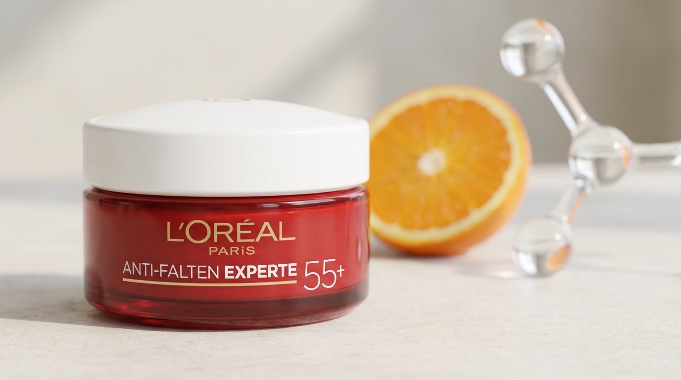 entdecken Sie die LOréal Anti-Aging-Creme von Lidl für unter 10 Euro, die Falten reduziert und die Haut sichtbar verjüngt