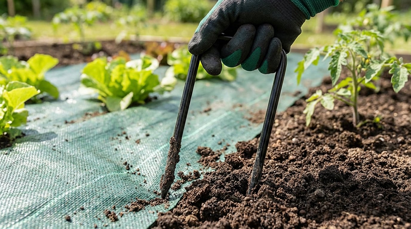 entdecken Sie das günstige 1,77€ Gartenzubehör von Action, das Ihre Mulchfolie sicher hält und den häufigsten Gärtnerfehler behebt