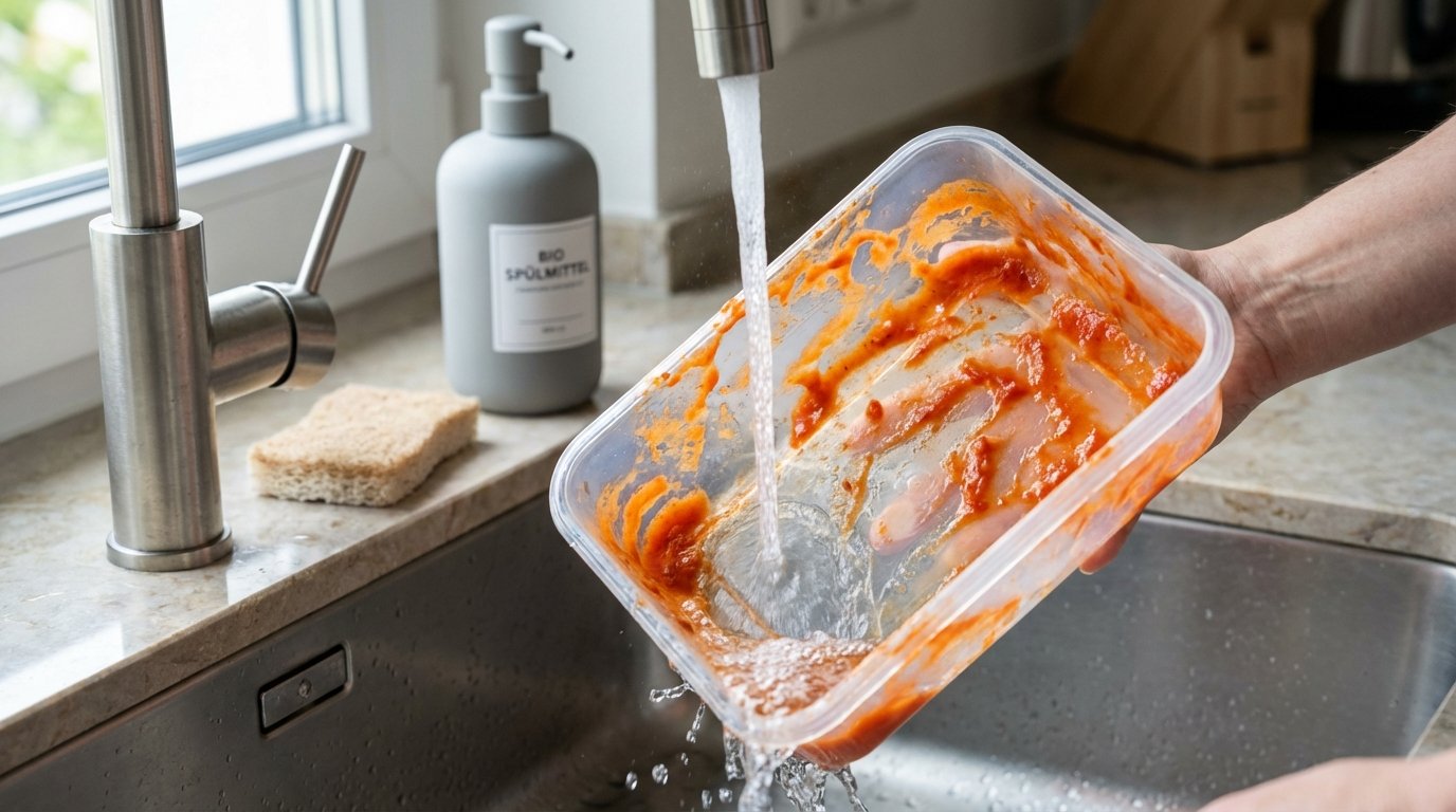 entdecken Sie, wie Hitze orange Flecken auf Plastikboxen verursacht und welche einfachen Tipps Ihre Behälter dauerhaft schützen