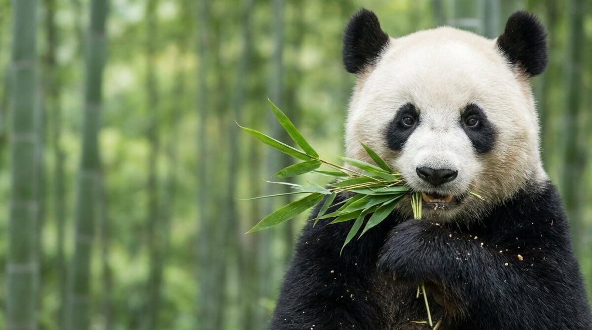 entdecken Sie, warum der Riesenpanda trotz Fleischfresser-Verdauung ausschließlich Bambus frisst und welche molekularen Geheimnisse dahinterstecken