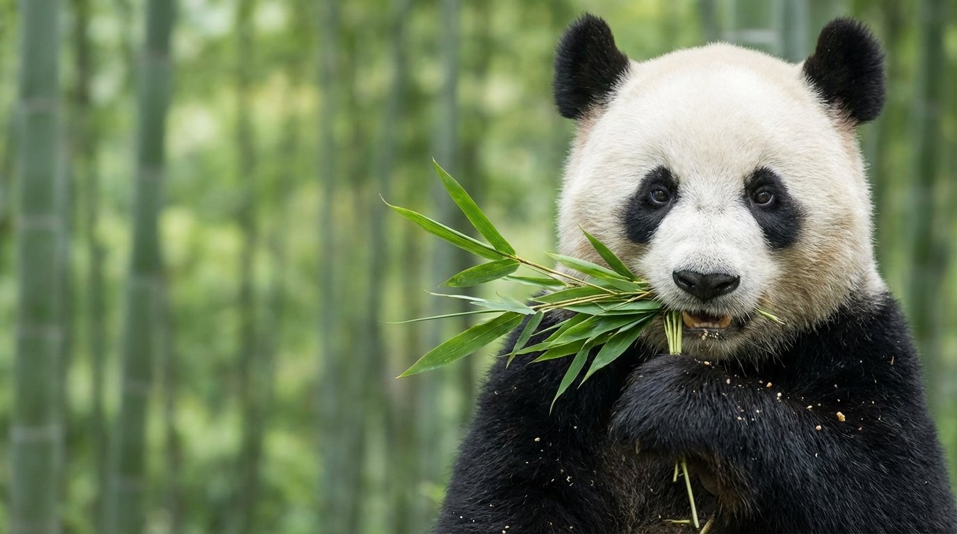 entdecken Sie, warum der Riesenpanda trotz Fleischfresser-Verdauung ausschließlich Bambus frisst und welche molekularen Geheimnisse dahinterstecken