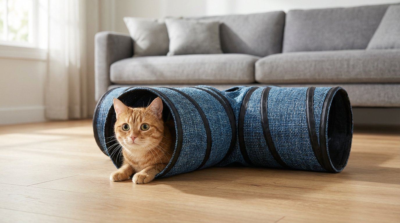 entdecken Sie das perfekte Erkundungsspiel für gelangweilte Katzen unter 30 Euro, das Jagdinstinkte weckt und Haustiere aktiviert