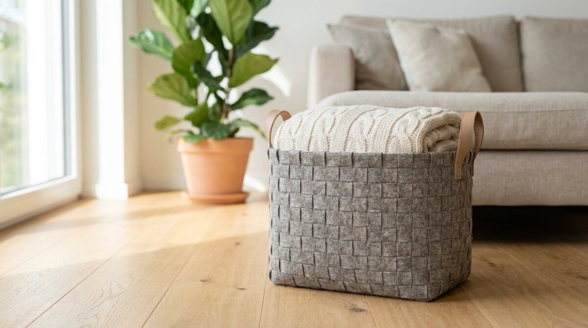 entdecken Sie den perfekten Deko-Korb von Action für unter 5 Euro, mit dem Sie Ihre Wohnung stilvoll organisieren und gleichzeitig sparen