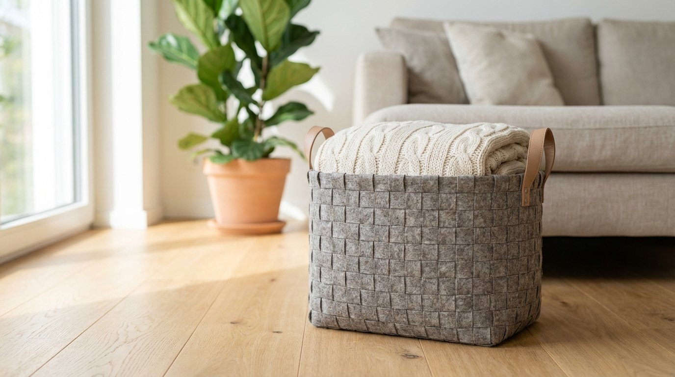 entdecken Sie den perfekten Deko-Korb von Action für unter 5 Euro, mit dem Sie Ihre Wohnung stilvoll organisieren und gleichzeitig sparen