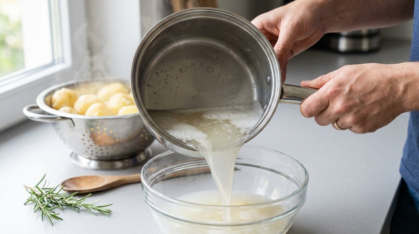 entdecken Sie, wie Kartoffelwasser als natürliches Reinigungsmittel hartnäckige Flecken mühelos entfernt und teure Chemikalien ersetzt