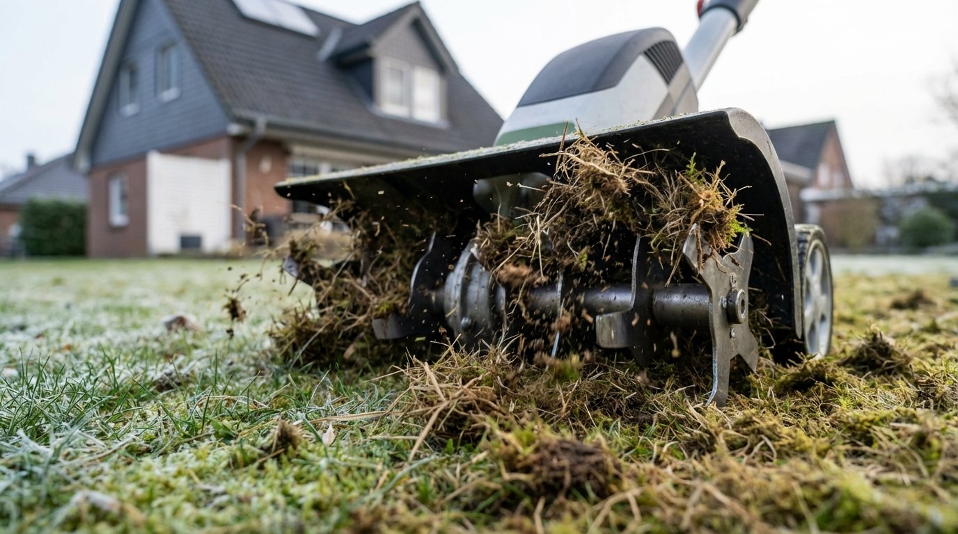 erfahren Sie die 5 wichtigsten Maßnahmen gegen Moos und kahle Stellen im Rasen und pflegen Sie Ihren Garten richtig vor dem Frühling