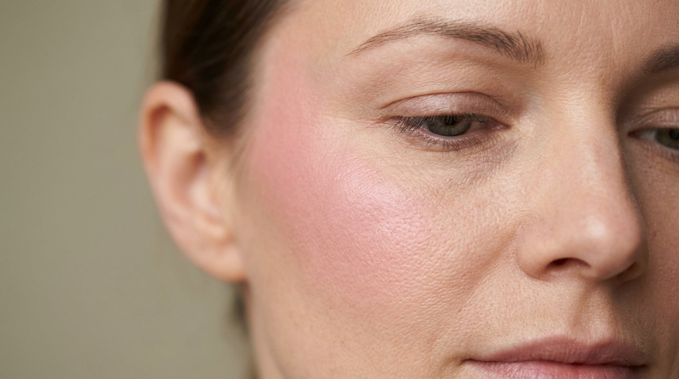 entdecken Sie, wie der Under Eye Blush Trend hängende Augenlider kaschiert und mit Farbe eine optische Illusion schafft