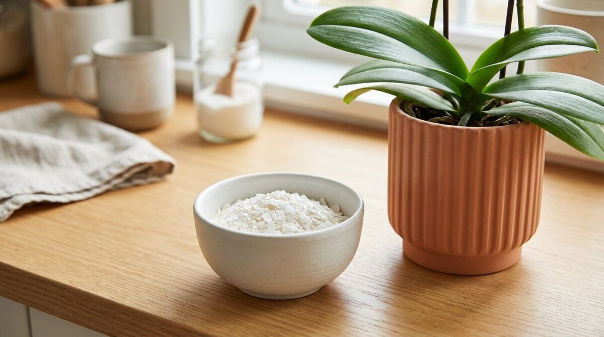 entdecken Sie das einfache Backzutat-Geheimnis, das verwelkte Orchideen schnell wieder zum Blühen bringt und Ihre Pflanze rettet