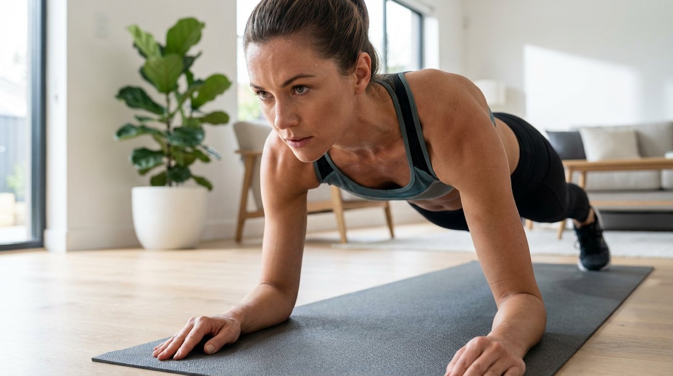 entdecke ein effektives 30-minütiges Krafttraining für Läufer zur Stärkung von Rumpf und Armarbeit für bessere Laufleistung