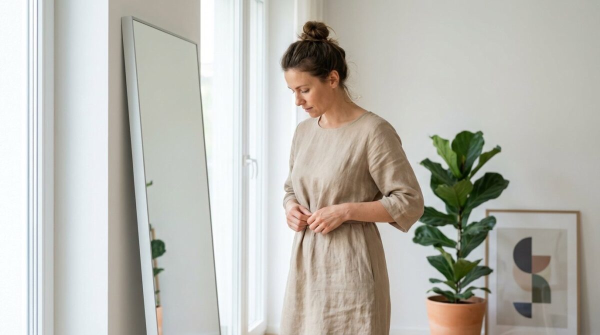 entdecken Sie die geometrische Regel für die perfekte Kleidlänge, die Ihre Figur optimal proportioniert und häufige Styling-Fehler vermeidet